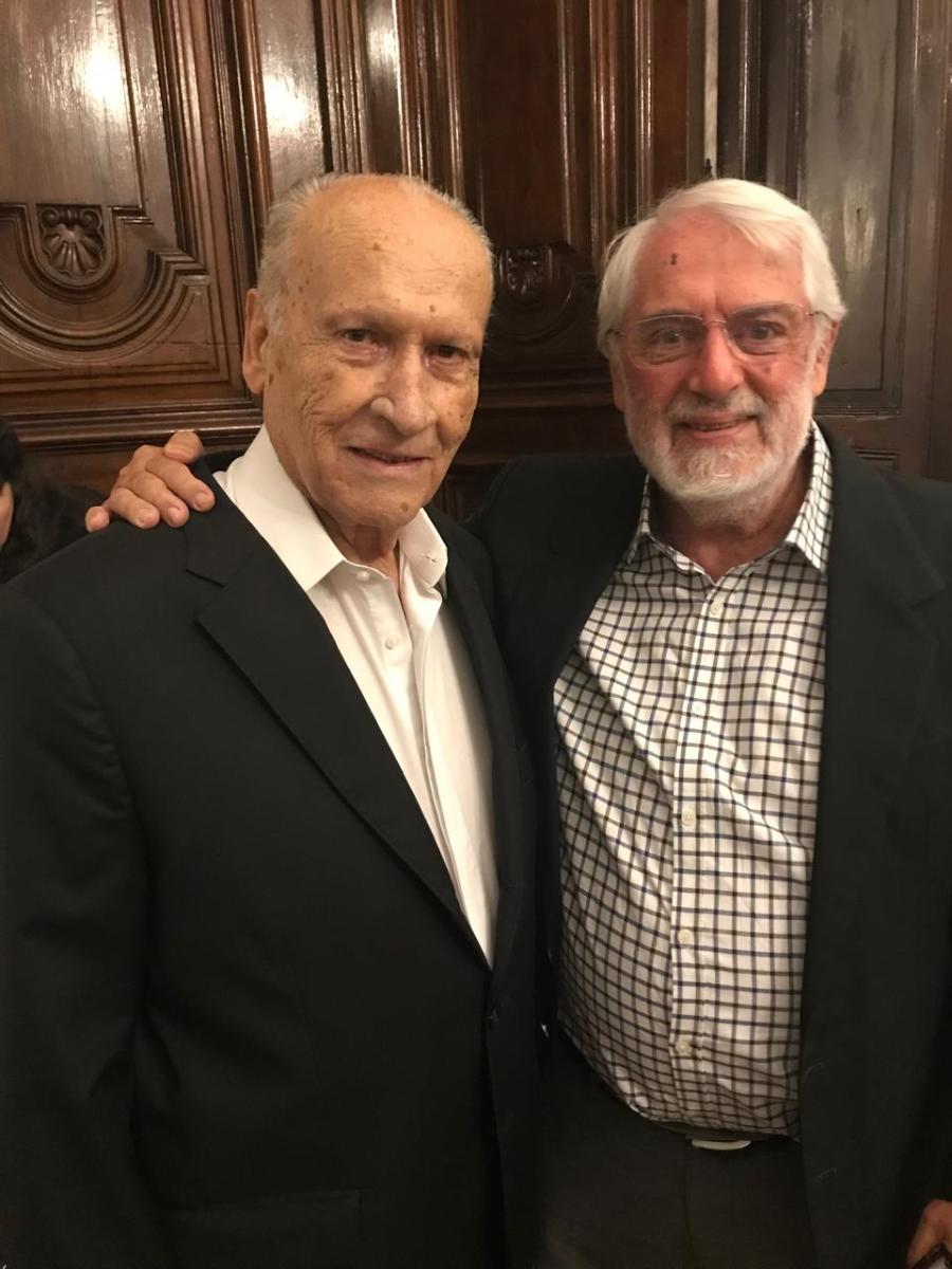 Con Roberto Saccente